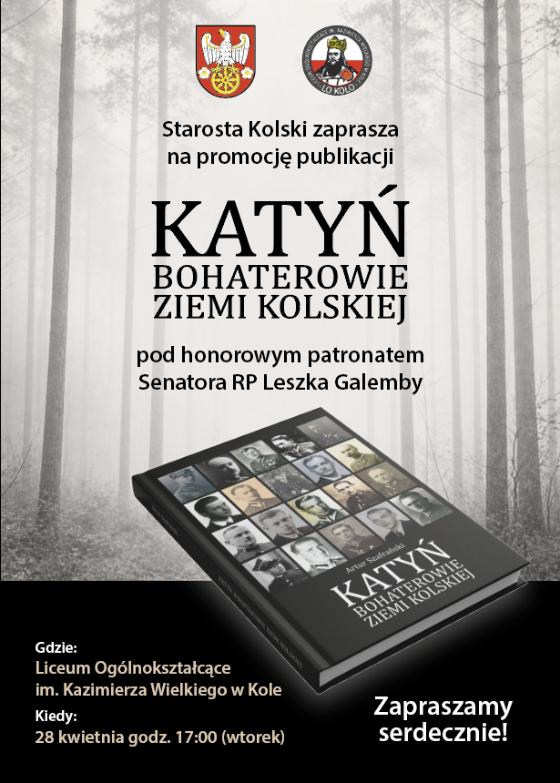 baner Promocja publikacji KATYŃ BOHATEROWIE ZIEMI KOLSKIEJ