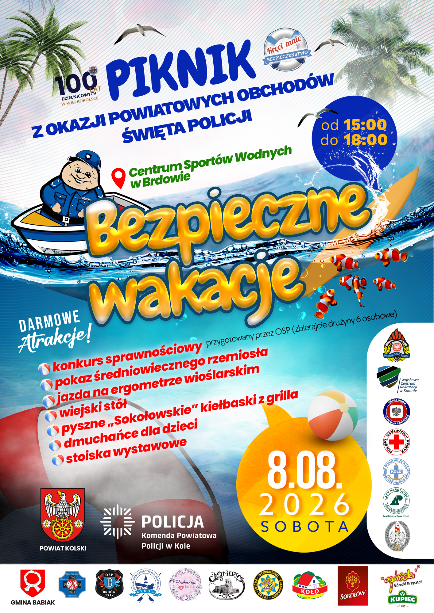 baner PIKNIK BEZPIECZNE WAKACJE