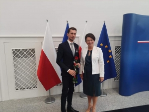 Zdjęcie: Sekretarz Powiatu z odznaczeniem Prezydenta RP