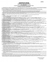 Zdjęcie: OBWIESZCZENIE WOJEWODY WIELKOPOLSKIEGO!!!