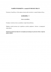 Zdjęcie: NABÓR WNIOSKÓW w ramach FUNDUSZU PRACY - BONY NA ZASIEDLENIE.