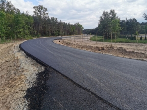 Zdjęcie: Nowy odcinek drogi powiatowej Łuczywno – Drzewce prawie gotowy