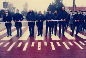Zdjęcie: Ul. Łęczycka w gm. Dąbie oficjalnie otwarta