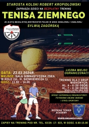 Zdjęcie: BEZPŁATNY trening TENISA ZIEMNEGO 