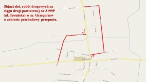 Zdjęcie: Utrudnienia komunikacyjne w związku z planowanymi robotami drogowymi w m. Grzegorzew