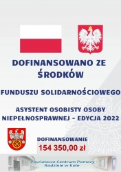 Zdjęcie: „Asystent osobisty osoby niepełnosprawnej” – edycja 2022 