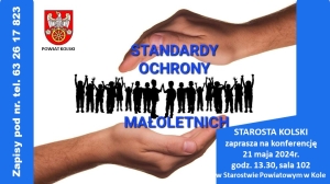 Zdjęcie: KONFERENCJA - STANDARDY OCHRONY MAŁOLETNICH