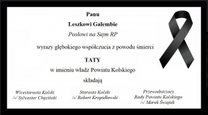 Zdjęcie: Kondolencje