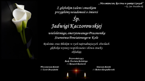 Zdjęcie: Najszczersze wyrazy współczucia