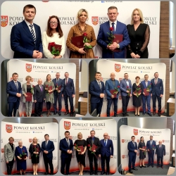 Zdjęcie: Wyrazy uznania i gratulacje dla wyróżnionych Nauczycieli z Powiatu Kolskiego