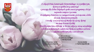 Zdjęcie: Z najlepszymi życzeniami dla Pracowników Samorządowych