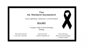 Zdjęcie: Najszczersze kondolencje