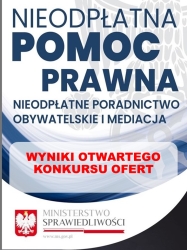 Zdjęcie: Wyniki konkursu na Nieodpłatną Pomoc Prawną