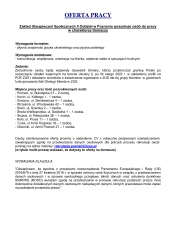 Zdjęcie: OFERTA PRACY - ZUS II Oddział w Poznaniu