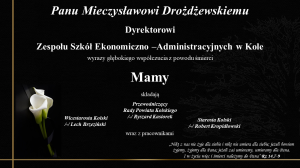 Zdjęcie: Najszczersze wyrazy współczucia...