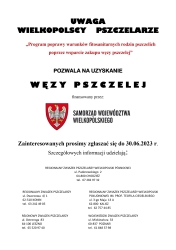 Zdjęcie: UWAGA WIELKOPOLSCY PSZCZELARZE!!!!