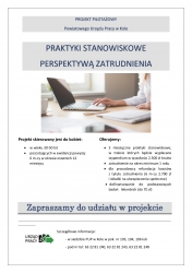 Zdjęcie: PROJEKT PILOTAŻOWY Powiatowego Urzędu Pracy w Kole