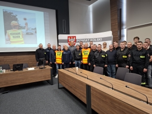 Zdjęcie: Szkolenie z ochrony ludności i obrony cywilnej dla strażaków ratowników OSP z powiatu kolskiego