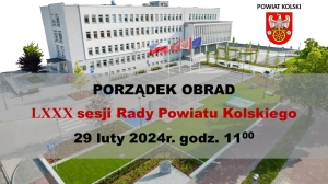 Zdjęcie: LXXX sesja Rady Powiatu Kolskiego 