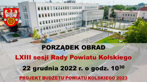 Zdjęcie: LXIII sesja Rady Powiatu Kolskiego