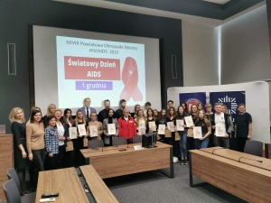 Zdjęcie: XXVIII POWIATOWA OLIMPIADA WIEDZY O HIV/AIDS