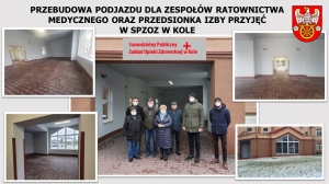 Zdjęcie: Przebudowa podjazdu dla Zespołów Ratownictwa Medycznego oraz przedsionka Izby Przyjęć w SPZOZ w Kole