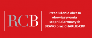 Zdjęcie: Przedłużenie obowiązywania stopni alarmowych BRAVO oraz CHARLIE-CRP – do 28 lutego 2023 r.