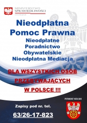 Zdjęcie: NIEODPŁATNA POMOC PRAWNA!!!