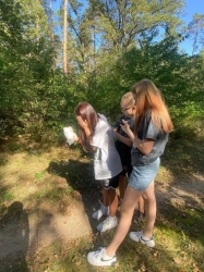 Zdjęcie: Podchody ekologiczne z udziałem siódmoklasistów z SP 5 w Kole