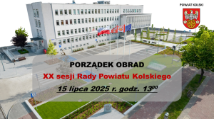 Zdjęcie: Porządek obrad XX sesji Rady Powiatu Kolskiego