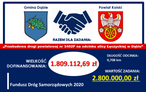 Zdjęcie: Wspólna inwestycja w gminie Dąbie