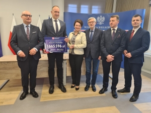 Zdjęcie: Uroczyste podpisanie umów w ramach Rządowego Funduszu Rozwoju Dróg 