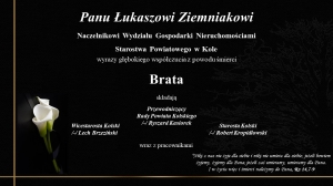 Zdjęcie: Z wyrazami współczucia 