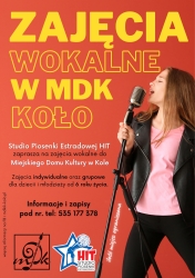 Zdjęcie: ZAJĘCIA WOKALNE - MDK KOŁO