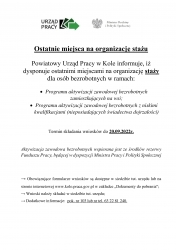 Zdjęcie: PUP W KOLE - AKTYWIZACJA ZAWODOWA OSÓB BEZROBOTNYCH