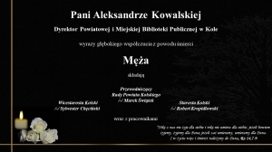 Zdjęcie: Najszczersze wyrazy współczucia